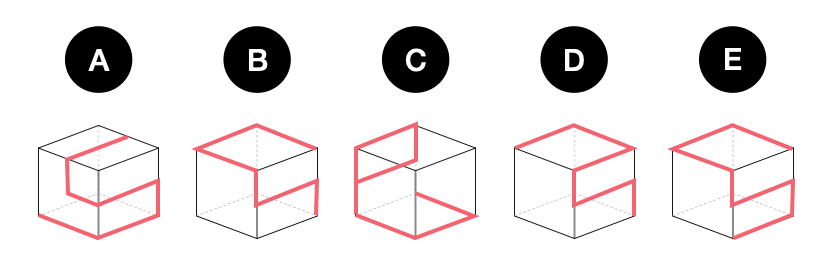 Can you solve this spatial reasoning puzzle? - candidate answer list