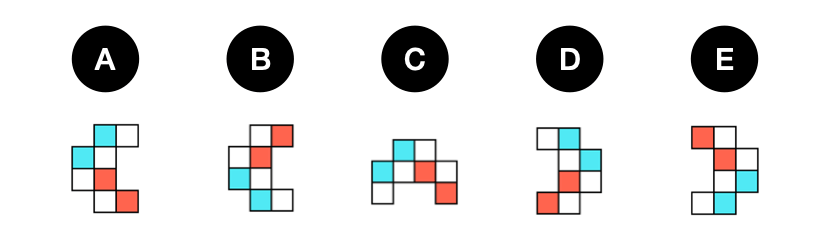 Can you solve this spatial reasoning puzzle? - candidate answer list