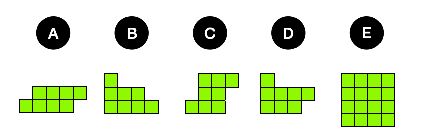 Can you solve this spatial reasoning puzzle? - candidate answer list