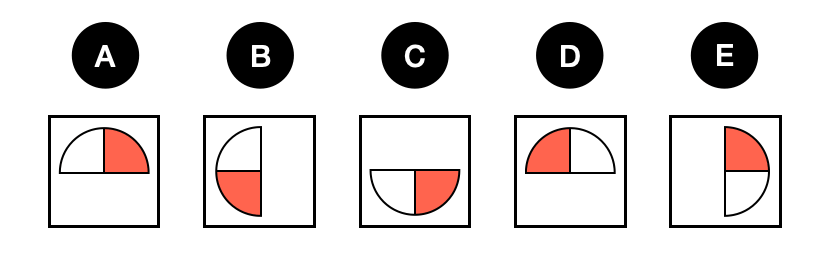 Can you solve this spatial reasoning puzzle? - candidate answer list